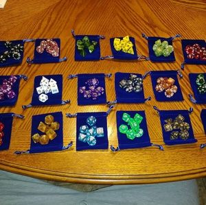 18 sets of Polyhedron Dice
